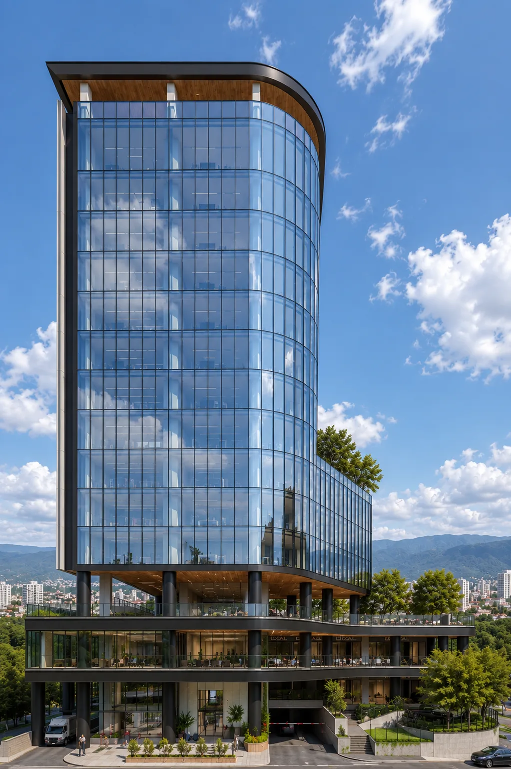Antelia — Fachada principal de día